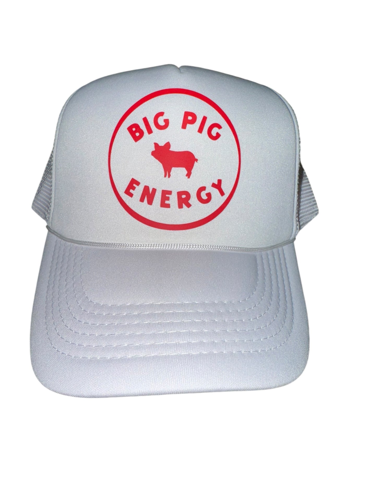 Big Pig Energy Hat – Red Trucker Cap for Game Days & Southern Tailgates, Arkansas