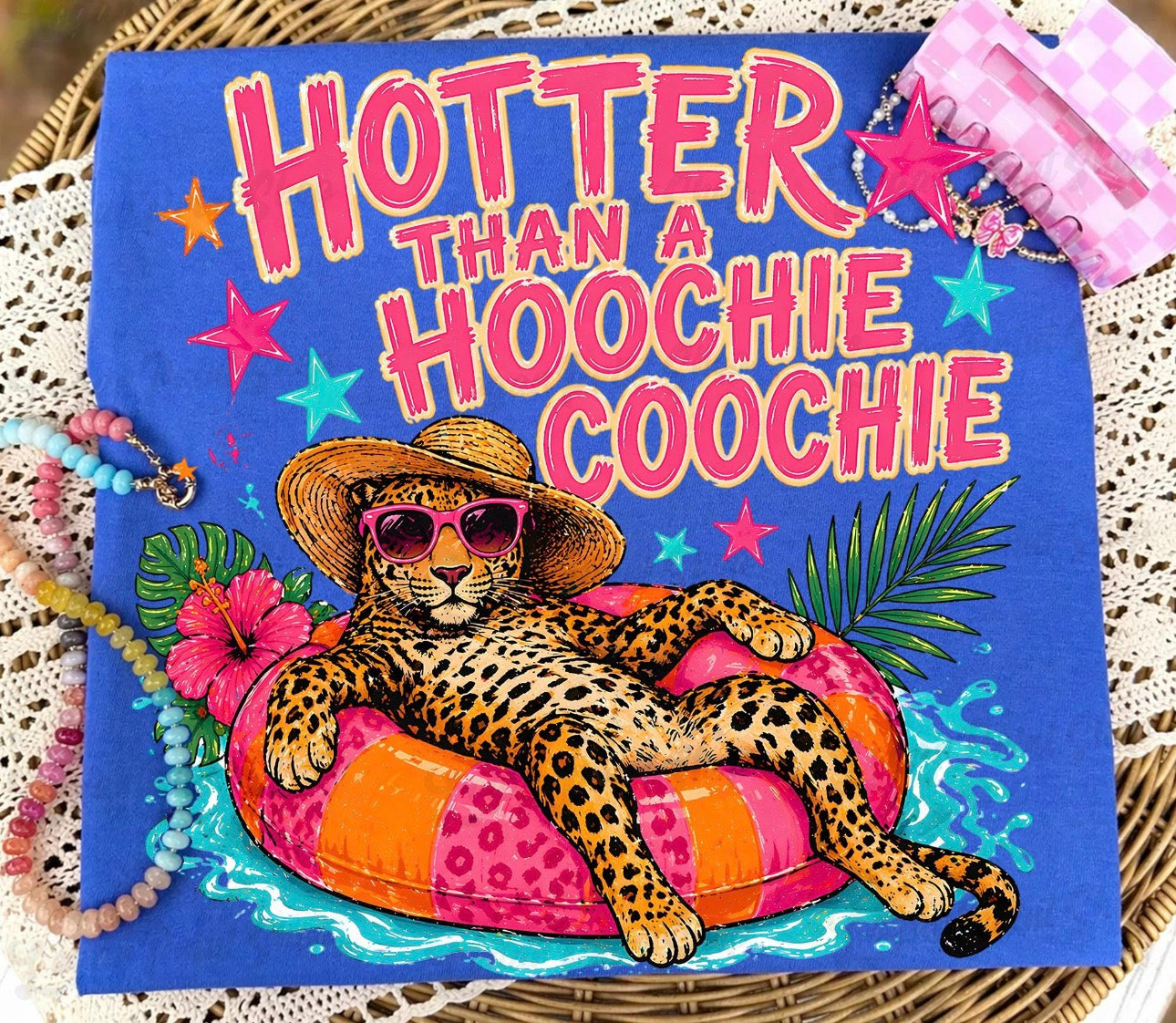 Hotter Than a Hoochie Coochie Shirt | Funny Southern Graphic Tee | Comfort Colors T-Shirt | Country Summer Tee